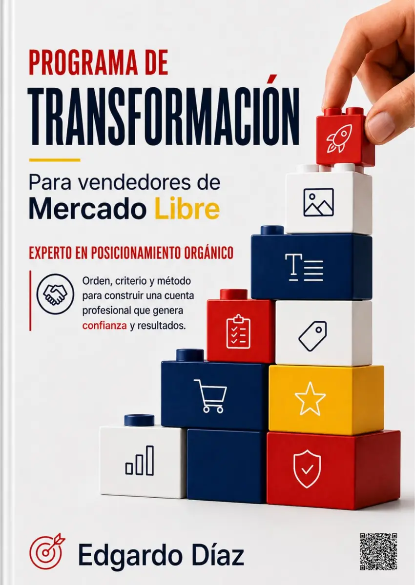Portada del Programa de Transformación para vendedores de Mercado Libre, de Edgardo Díaz